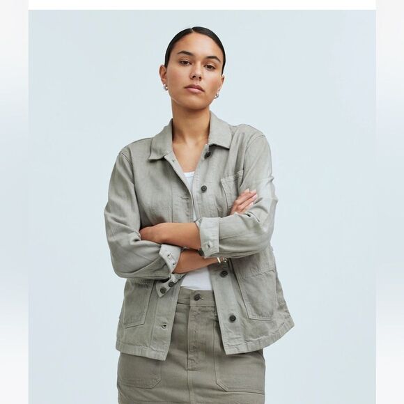 NWT Madewell x MN Dye Studio Denim Chore Coat - Picture 1 of 11